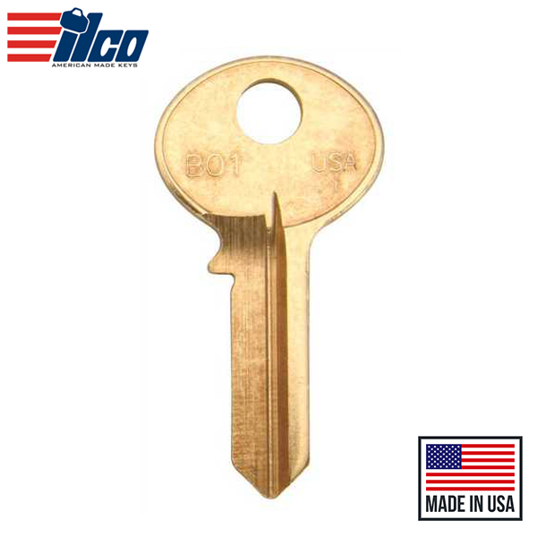 Ilco - BO1-BR BOMMER/HUDSON Key Blank