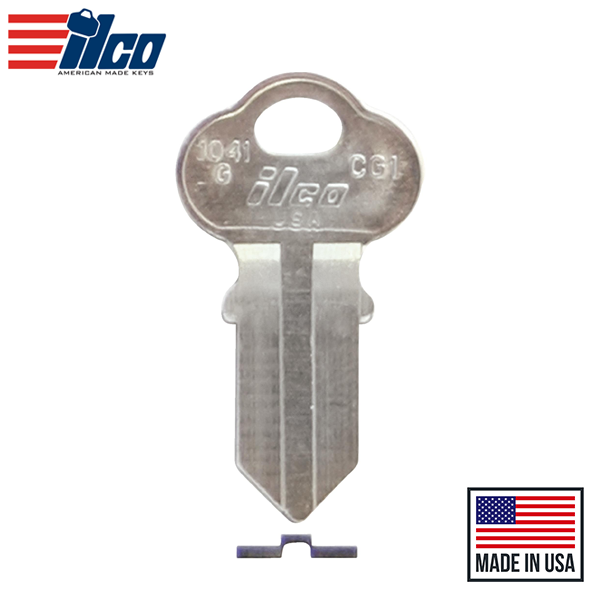 Ilco - CG1-BR CHICAGO Key Blank - 4 Pin or Disc