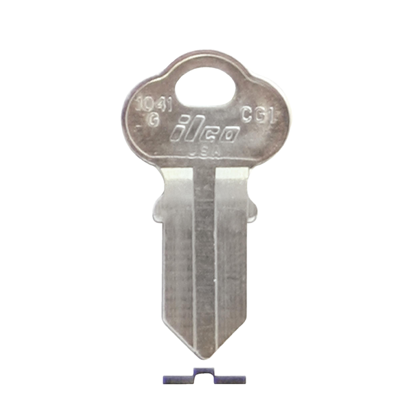 Ilco - CG1-BR CHICAGO Key Blank - 4 Pin or Disc