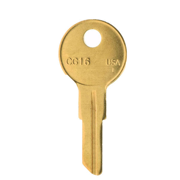 Ilco - CG16-BR CHICAGO Key Blank - 4 Pin or Disc