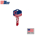 Ilco - MLB TeamKeys - Key Blank - Chicago Cubs - KW1 (5 Pack)