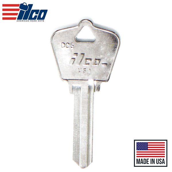 Ilco - DO6 DL Key Blank - 6 Pin or Disc
