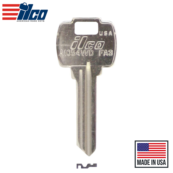 Ilco - FA3-BR FALCON Key Blank - 6 Pin or Disc