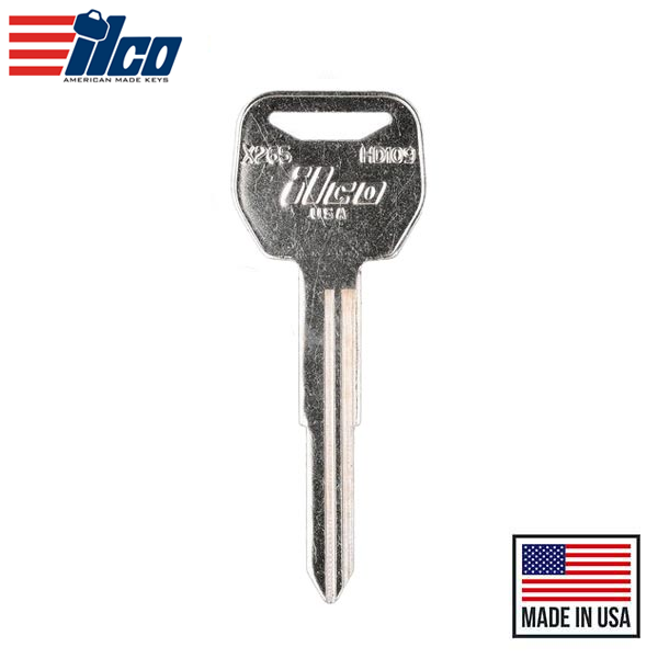 Ilco - HD109 / X265 - Honda - Motorcycle / ATV Key Blank