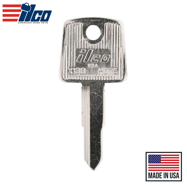 Ilco - HD75 / X138 - Honda - Motorcycle / ATV Key Blank