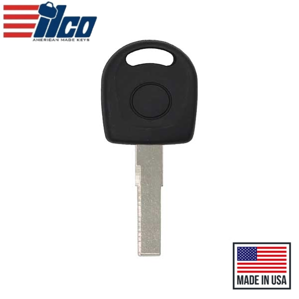 2004-2016 VW - HU66T24 - Transponder Key - (MEGAMOS ID 48 CAN)
