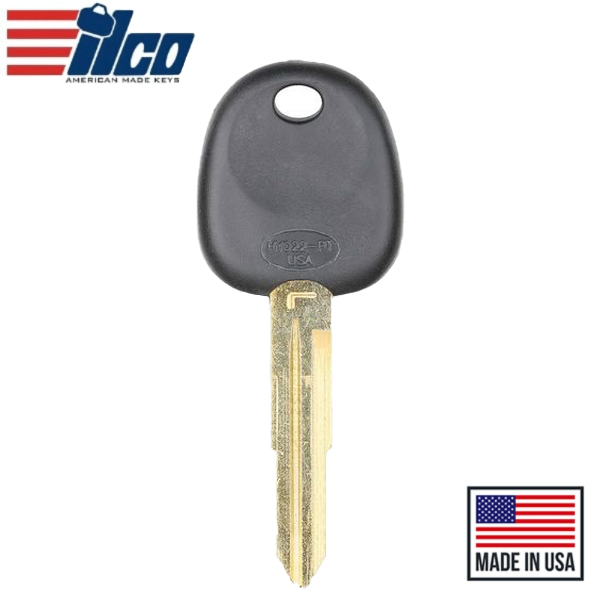 2002-2011 Hyundai - HY022-PT - Transponder Key - (TEXAS ID 4C TAG)