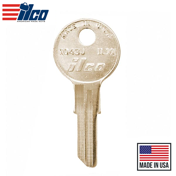 Ilco - IL11-BR ILLINOIS LOCK Key Blank - 4 Pin or Disc