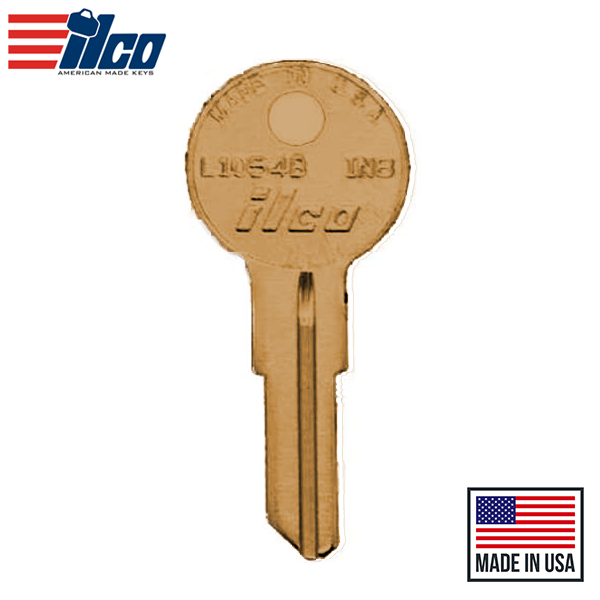 Ilco - IN8-BR - Key Blank - 4 Pin or Disc