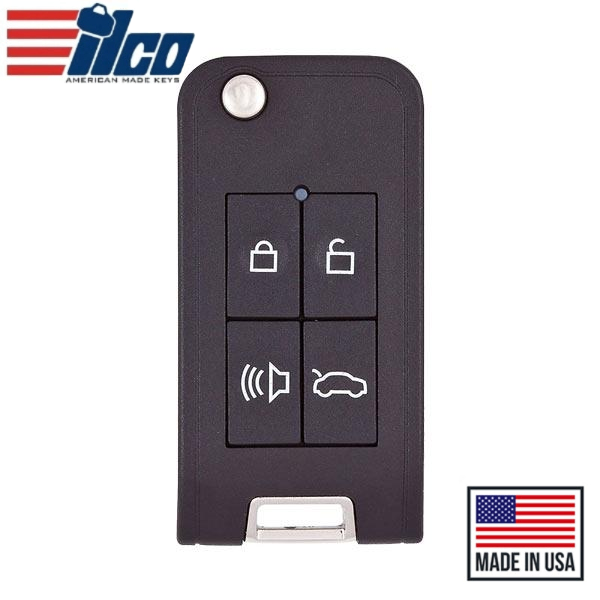 ILCO - IRKEHF - Smart4Car Universal Flip Key Remote - No Transponder