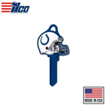 Ilco - NFL TeamKeys - Helmet Edition - Key Blank - Indianapolis Colts - SC1 (5 Pack)