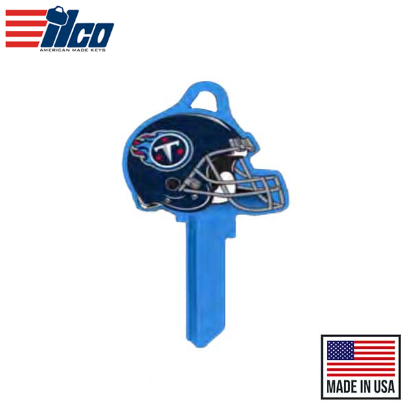 Ilco - NFL TeamKeys - Helmet Edition - Key Blank - Tennessee Titans - KW1 (5 Pack)