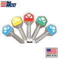 Ilco - KW1-PC KWIKSET Key Blank - 5 Pin or Disc  (Pack of 5)