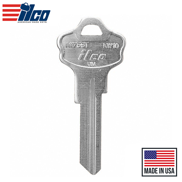 Ilco - KW10-NP Key Blank - 5 Pin or Disc
