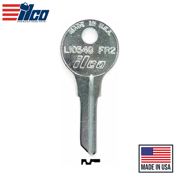 Ilco - L1054G-FR2 FORT Key Blank - 6 Pin or Disc