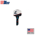 Ilco - MLB TeamKeys - Key Blank - Miami Marlins - KW1 (5 Pack)