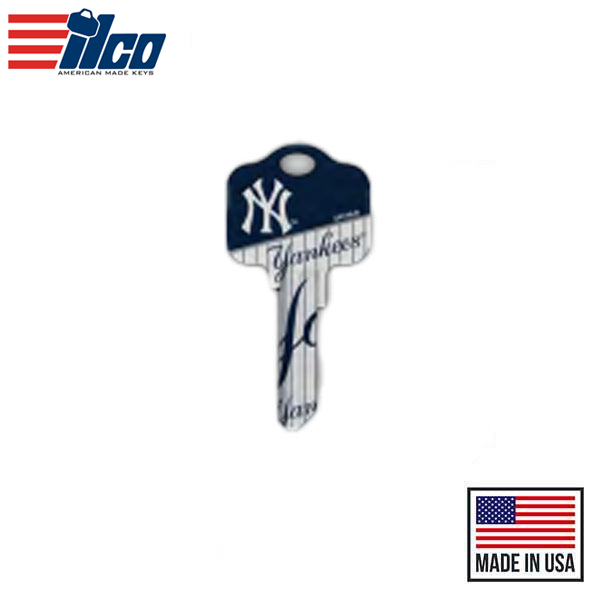 Ilco - MLB TeamKeys - Key Blank - New York Yankees - KW1 (5 Pack)