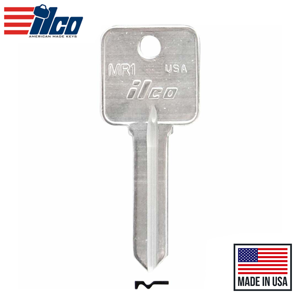 Ilco - MR1 M-R Rosseau Key Blank - 6 Pin or Disc