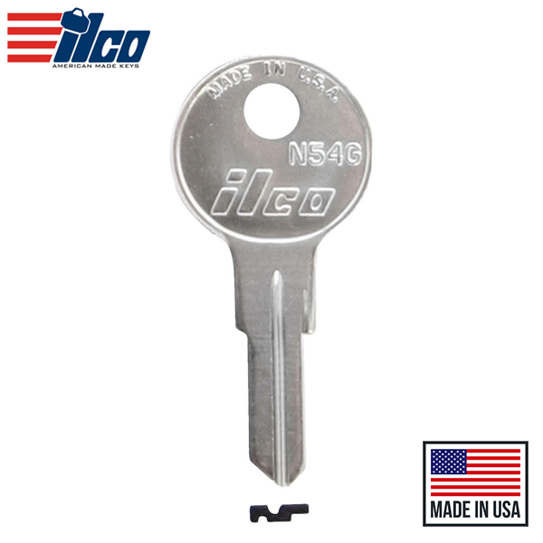 Ilco - N54G DL 0 Key Blank - 5 Pin or Disc