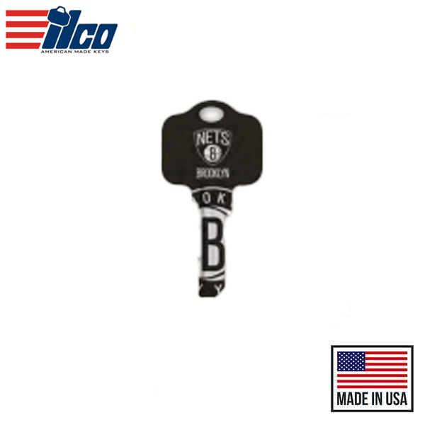 Ilco - NBA TeamKeys - Key Blank - Brooklyn Nets - SC1 (5 Pack)