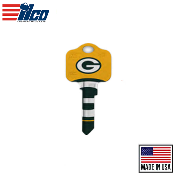 Ilco - NFL TeamKeys - Key Blank - Green Bay Packers - SC1 (5 Pack)
