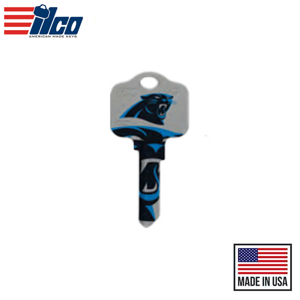 Ilco - NFL TeamKeys - Key Blank - Carolina Panthers - SC1 (5 Pack)
