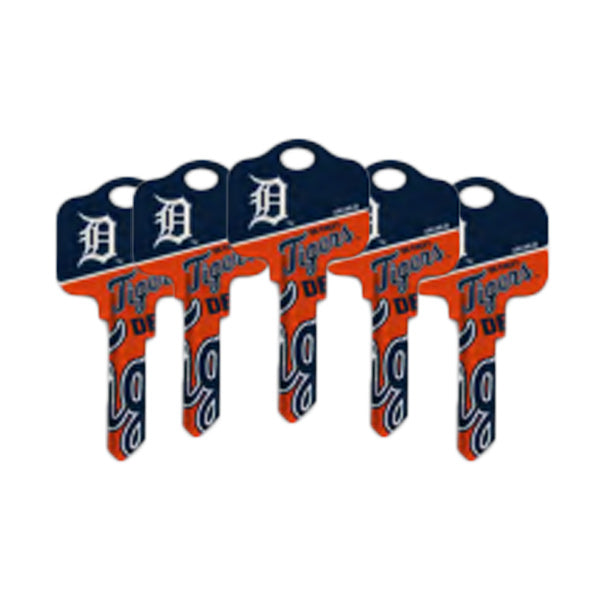 Ilco - MLB TeamKeys - Key Blank - Detroit Tigers - SC1 (5 Pack)