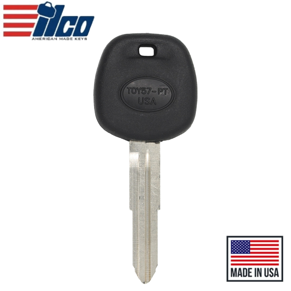 2002-2004 Toyota - TOY57-PT - Transponder Key - (TEXAS ID 4C TAG)