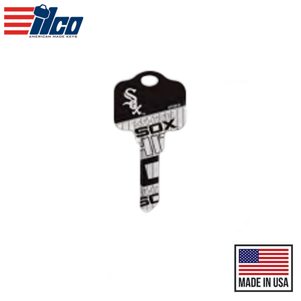 Ilco - MLB TeamKeys - Key Blank - Chicago White Sox - KW1 (5 Pack)