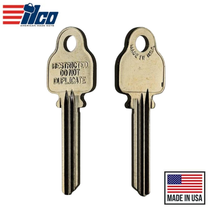Ilco - A1517 - MEDECO Key Blank - 6 Pin - Nickel Silver