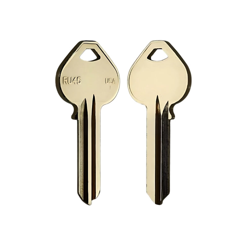 Ilco - NB-RU45 Key Blank - Neuter Bow - Brass Finish