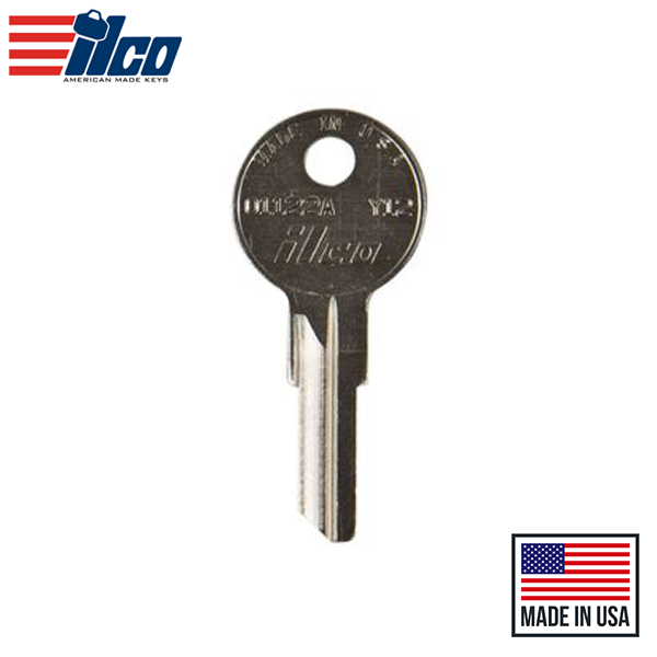 Ilco - Y12-BR YALE Key Blank - 5 Pin or Disc