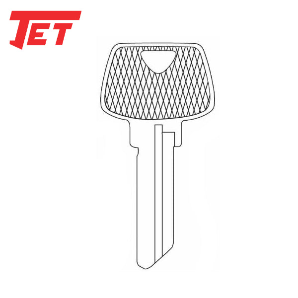 JET - Sargent (S22-NS, O1007LA) 'LA' Key Blank