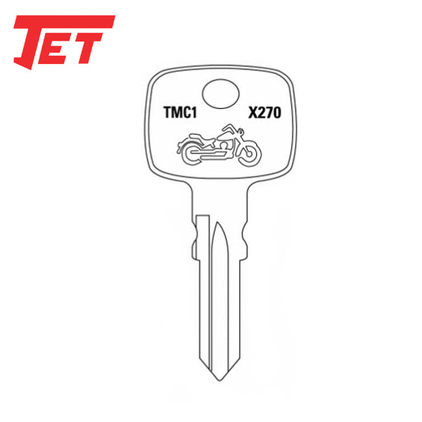 JET - TRIUMPH Motorcycle Key