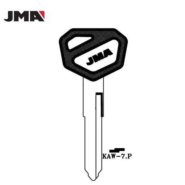Kawasaki Motorcycle KAW-7.P Plastic Head Key Blank Double-Sided (JMA-KAW-7P)