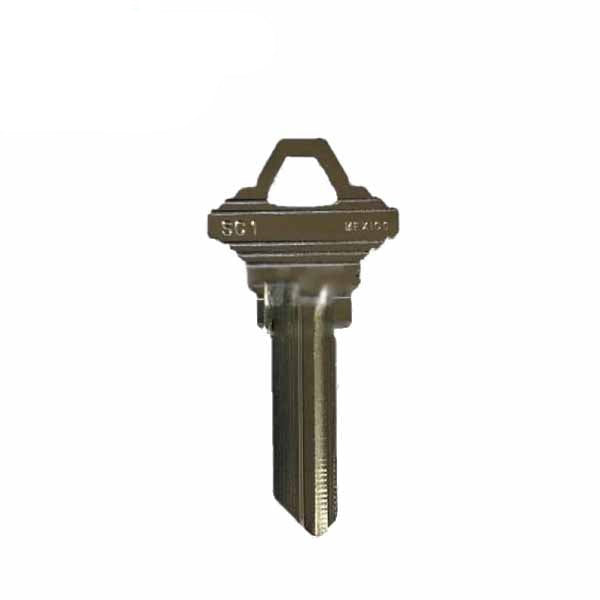 SC1 Keys - Nickel Finish Schlage Key Blanks (JMA)