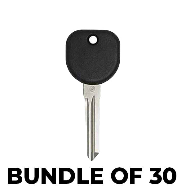 30 x GM B111 Transponder Key (Chip 46 Circle+) (BUNDLE OF 30)