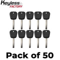 50 x 2008-2020 GM - B120 / B121 Transponder Key (46 Circle + Chip) (AFTERMARKET) (Bundle of 50)