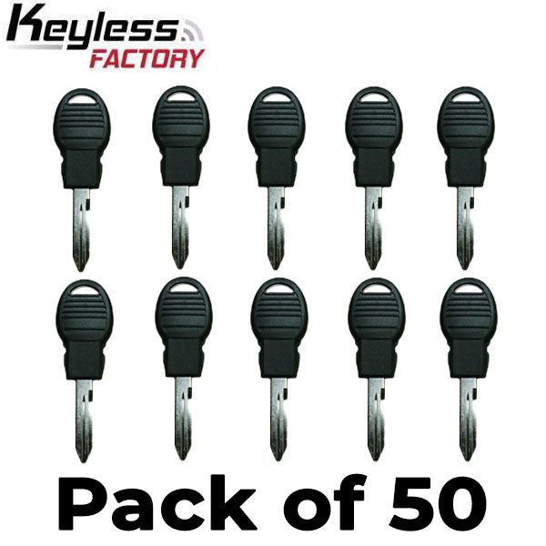 50 x Y170 Chrysler / Dodge / Jeep Transponder Key (AFTERMARKET) (Bundle of 50)
