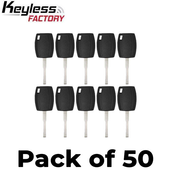 50 x 2011-2020 Ford / H94-PT / Side Mill Transponder Keys / Chip 4D63 80 Bit / 164-R8062 (AFTERMARKET) (Bundle of 50)