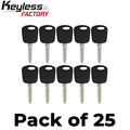 25 x  H74 / H86 Ford Mazda Lincoln Transponder Key (4D60 Chip) (AFTERMARKET) (Bundle of 25)
