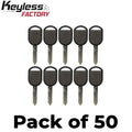 50 x 2000-2017 Ford -  H92 / H84 / Transponder Key (4D63 80 Bit Chip) (AFTERMARKET) (Bundle of 50)