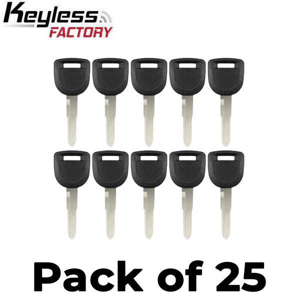 25 x 2003-2014 Mazda  MZ24 / MZ34 Transponder Key (Chip 4D63 80 Bit) (AFTERMARKET) (Bundle of 25)