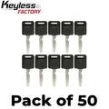 50 x 2002-2019 Nissan Infiniti NI04T Transponder Key (Chip 46) (AFTERMARKET) (Bundle of 50)