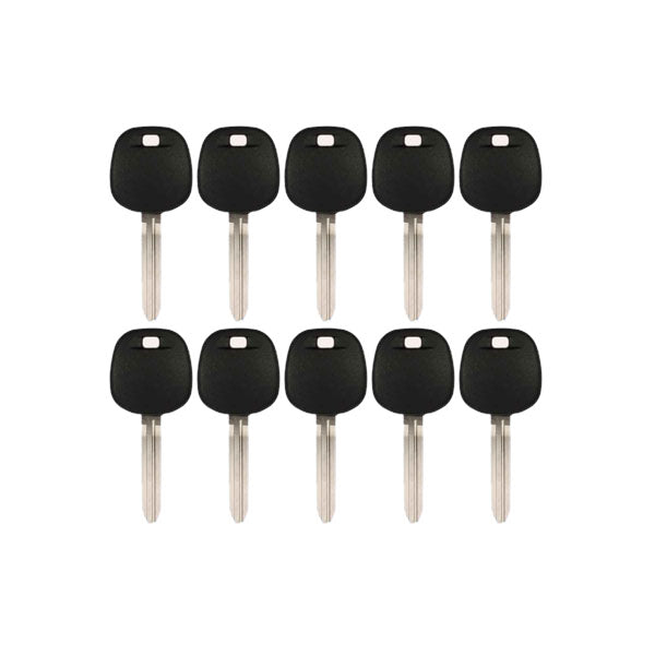 25 x Toyota TOY43 Transponder Key (4C Chip) (AFTERMARKET) (Bundle of 25)