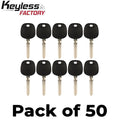 50 x 2010 - 2019 Toyota / Scion - TOY44G Transponder Key  -  (G Chip) (AFTERMARKET) (Bundle of 50)