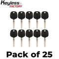25 x 2010 - 2019 Toyota / Scion - TOY44G Transponder Key  -  (G Chip) (AFTERMARKET) (Bundle of 25)
