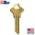 Ilco - 101-C SCHLAGE Key Blank - 6 Pin or Disc - Brass