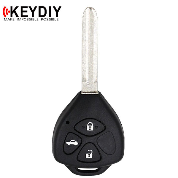 KEYDIY - Toyota Style - 3-Button Remote Head Key Blank  (KD-B05-3)