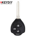 KEYDIY - Toyota Style - 3-Button Remote Head Key Blank  (KD-B05-3)